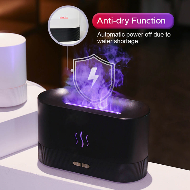 Humidifuego Esencial Difusor Led RGB