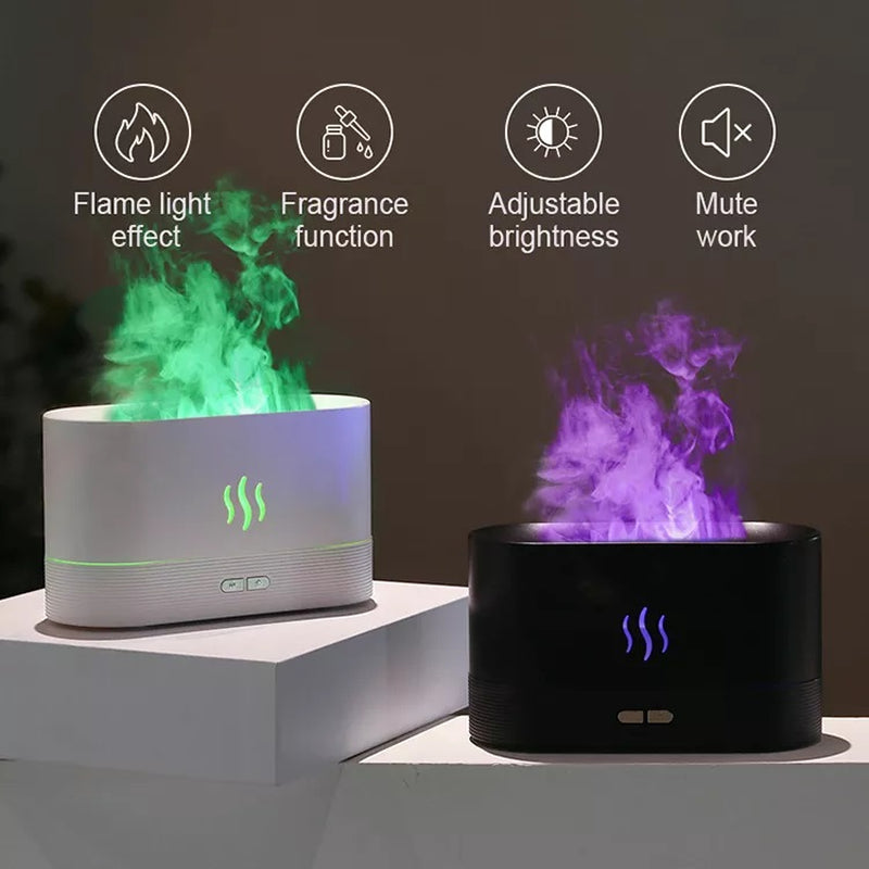 Humidifuego Esencial Difusor Led RGB 